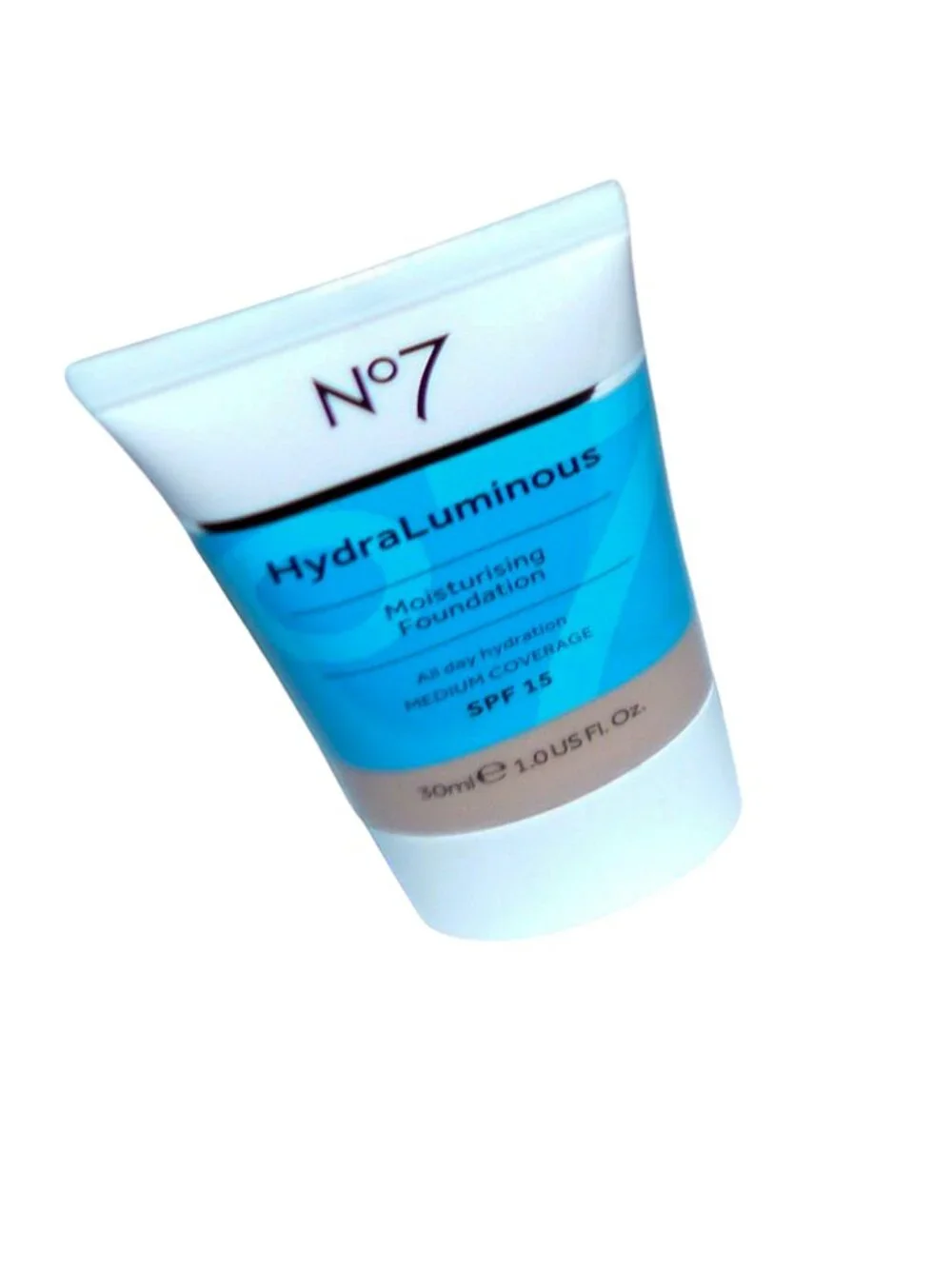 No7 HydraLuminous Moisturising Foundation 30ml, SPF15 Cool Vanilla Medium Cover